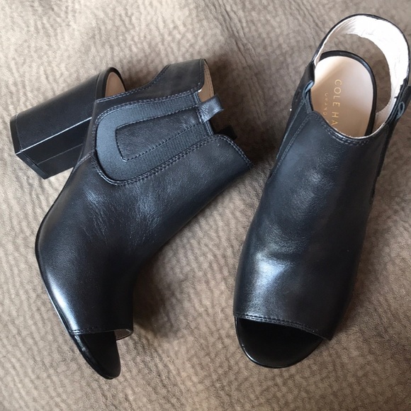 Cole Haan Shoes - Cole Haan Basel bootie shootie open toe slingback